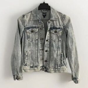 GAP DENIM 1969 Women's Icon Denim Jean Jacket Light Wash Size XS